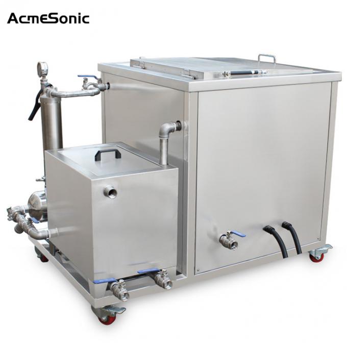 Engine Cylinder Head Ultrasonic Cleaning Machine 28khz With Oil Filter System 4